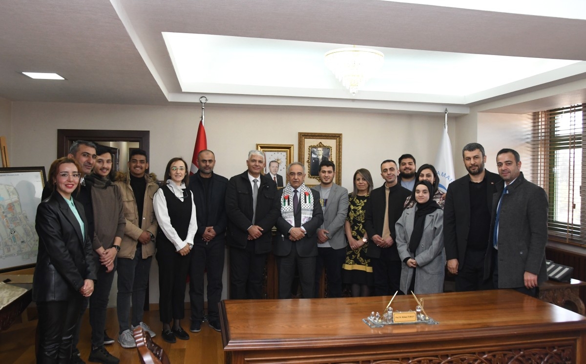 Adıyaman Üniversitesi Filistinli misafirlere ev sahipliği yaptı