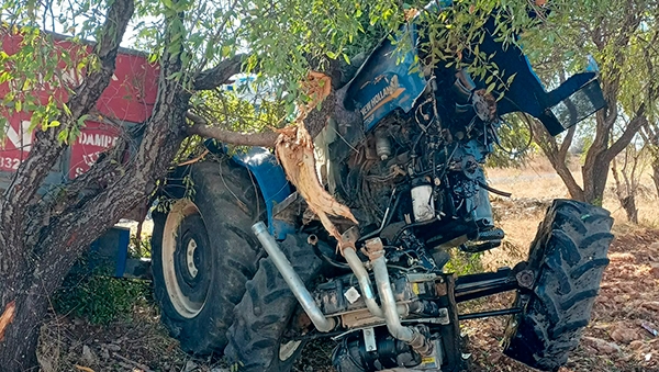 Besni'de traktör kazası: 1 yaralı