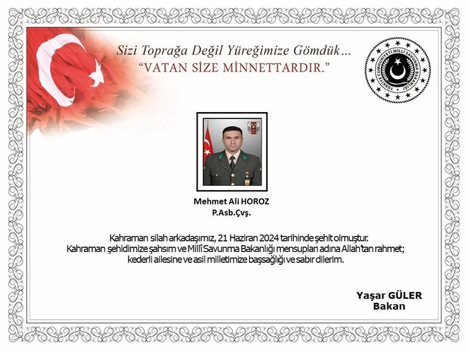 Başkan Görgel: “Başımız Sağ Olsun”