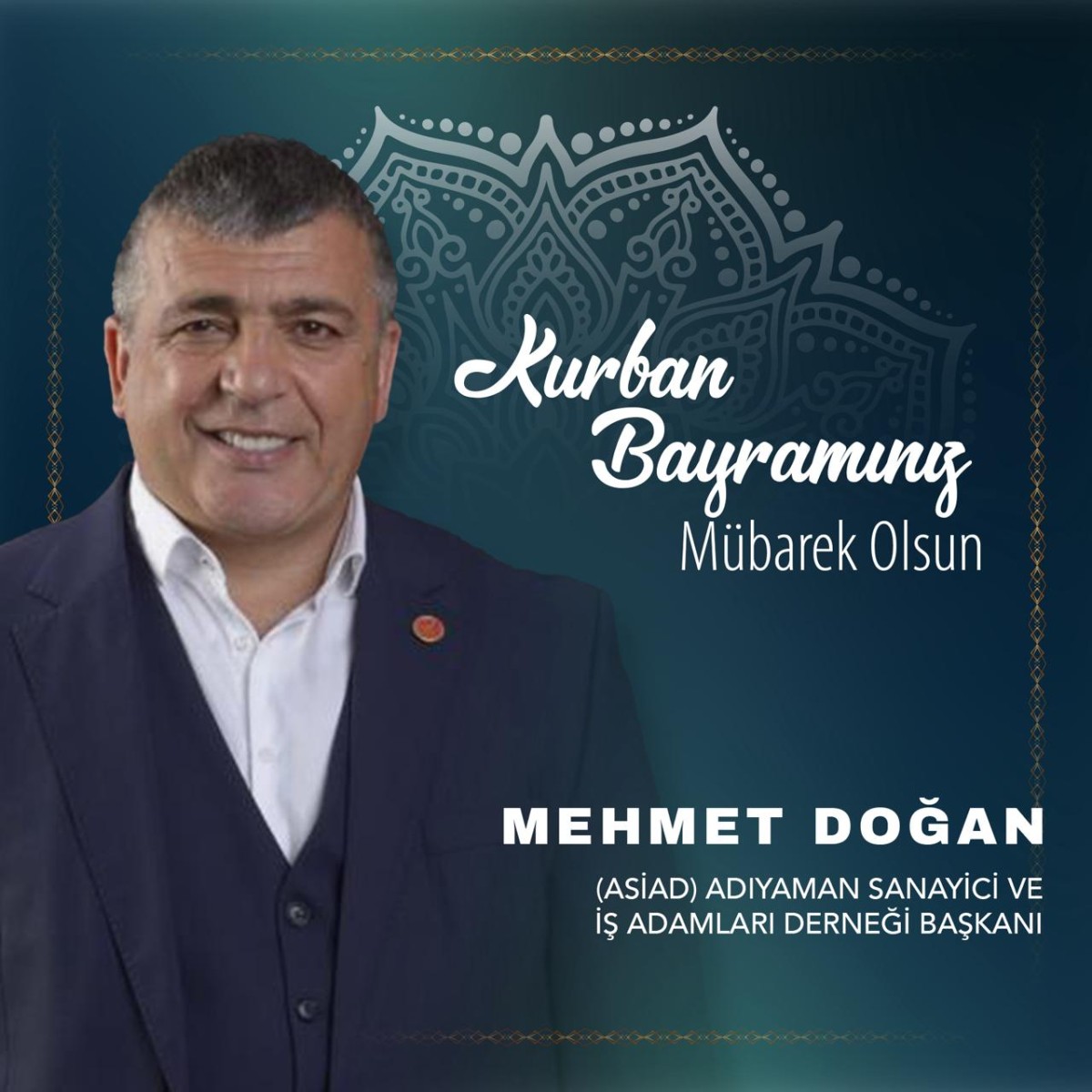 ASİAD Başkanı Doğan’dan Kurban Bayramı mesajı